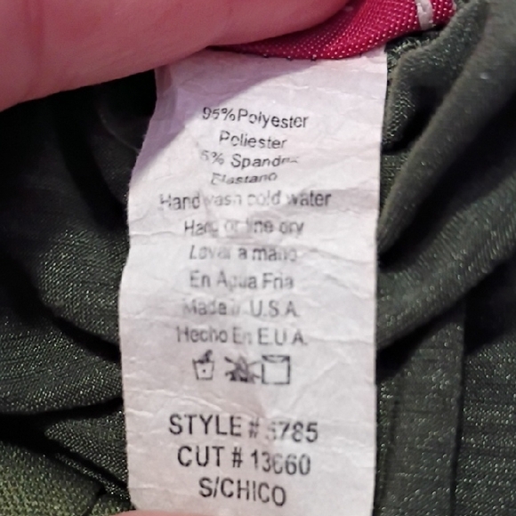 Fashion Magazine Asymmetrical Olive Dress - Picture 7 of 8